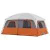 Core Equipment 10 Person Straight Wall Cabin Tent -Sea Mountai Shop opplanet core equipment 10 person straight wall cabin tent orange gray 14 x 10 ft 40034 main