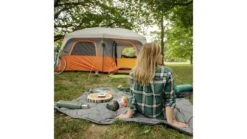 Core Equipment 10 Person Straight Wall Cabin Tent 14 Core Equipment 10 Person Straight Wall Cabin Tent -Sea Mountai Shop opplanet core equipment 10 person straight wall cabin tent orange gray 14 x 10 ft 40034 usage 1