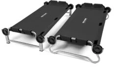 Disc-O-Bed Kid-O-Bunk Sleeping Cots With Organizers 25 Disc-O-Bed Kid-O-Bunk Sleeping Cots With Organizers -Sea Mountai Shop opplanet disc o bed kid o bunk sleeping cots w 2 side organizers black 30505bo av 1