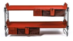 Disc-O-Bed Kid-O-Bunk Sleeping Cots With Organizers 32 Disc-O-Bed Kid-O-Bunk Sleeping Cots With Organizers -Sea Mountai Shop opplanet disc o bed kid o bunk sleeping cots w 2 side organizers red 30405bo av 3