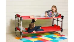Disc-O-Bed Kid-O-Bunk Sleeping Cots With Organizers 40 Disc-O-Bed Kid-O-Bunk Sleeping Cots With Organizers -Sea Mountai Shop opplanet disc o bed kid o bunk sleeping cots w 2 side organizers red 30405bo av 7