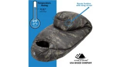 Hyke & Byke Katahdin Ranger Fill Power Hydrophobic Sleeping Bag W/ Advanced Synthetic, 625FP, 0F Degrees 8 Hyke & Byke Katahdin Ranger Fill Power Hydrophobic Sleeping Bag W/ Advanced Synthetic, 625FP, 0F Degrees -Sea Mountai Shop opplanet hyke byke katahdin ranger fill power hydrophobic sleeping bag w advanced synthetic 625fp 0f degrees night camo 6700051595341 av 2