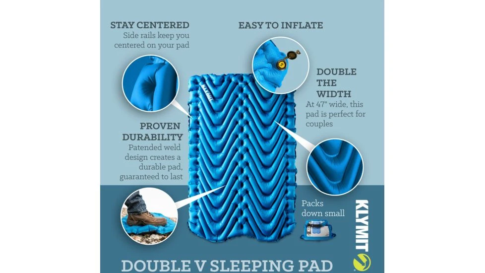 Klymit Double V Sleeping Pad 5 Klymit Double V Sleeping Pad - Image 3