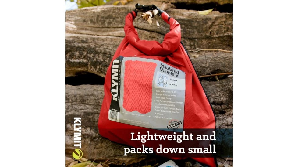 Klymit Insulated Double V Sleeping Pad 7 Klymit Insulated Double V Sleeping Pad - Image 5