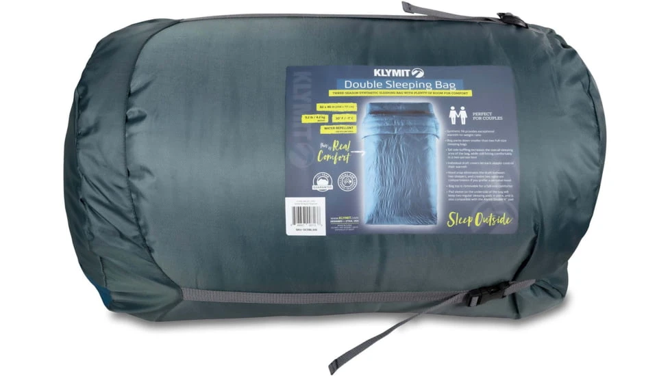 Klymit KSB Double Synthetic Sleeping Bag 4 Klymit KSB Double Synthetic Sleeping Bag - Image 2