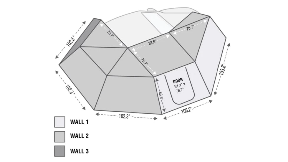 Overland Vehicle Systems Nomadic Awning 270 Side Wall 3 3 Overland Vehicle Systems Nomadic Awning 270 Side Wall 3