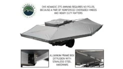 Overland Vehicle Systems Nomadic Awning 270 Degree Awning And Wall 1, 2, 3 W/Mounting Brackets 28 Overland Vehicle Systems Nomadic Awning 270 Degree Awning And Wall 1, 2, 3 W/Mounting Brackets -Sea Mountai Shop opplanet overland vehicle systems nomadic awning 270 degree and wall 1 2 3 w mounting brackets passenger side dark gray 19549907 av 3