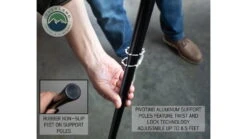 Overland Vehicle Systems Nomadic Awning 270 Degree Awning And Wall 1, 2, 3 W/Mounting Brackets 35 Overland Vehicle Systems Nomadic Awning 270 Degree Awning And Wall 1, 2, 3 W/Mounting Brackets -Sea Mountai Shop opplanet overland vehicle systems nomadic awning 270 degree and wall 1 2 3 w mounting brackets passenger side dark gray 19549907 av 6