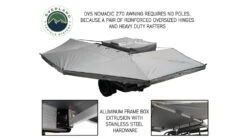 Overland Vehicle Systems Nomadic Awning 270 Degree Awning And Wall 1, 2, 3 W/Mounting Brackets 29 Overland Vehicle Systems Nomadic Awning 270 Degree Awning And Wall 1, 2, 3 W/Mounting Brackets -Sea Mountai Shop opplanet overland vehicle systems nomadic awning 270 degree awning and wall 1 2 3 w mounting brackets driverside dark gray 19539907 av 3