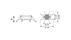 Snow Peak Takibi Tarp Octa Tent 19 Snow Peak Takibi Tarp Octa Tent -Sea Mountai Shop opplanet snow peak takibi tarp octa tents tp 430 av 11