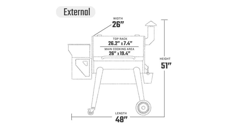 Z Grills ZPG-7002C Wood Pellet Grill & Smoker 8 Z Grills ZPG-7002C Wood Pellet Grill & Smoker - Image 6